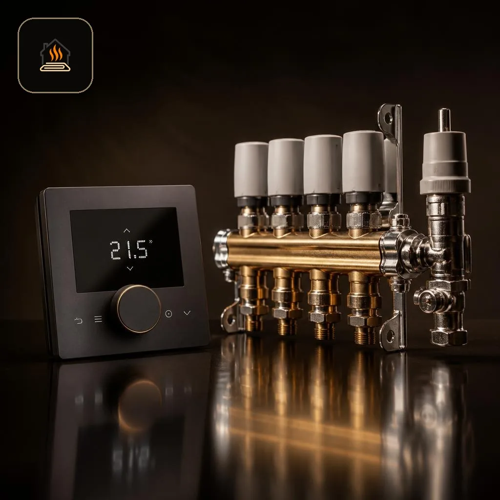 Termostato inteligente para piso radiante de Thermak