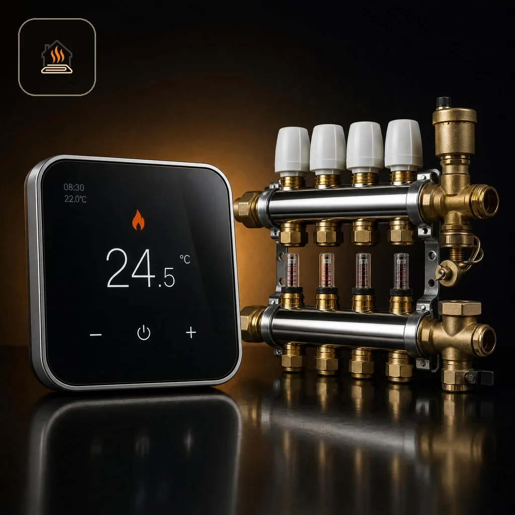 Termostato inteligente para piso radiante de Thermak